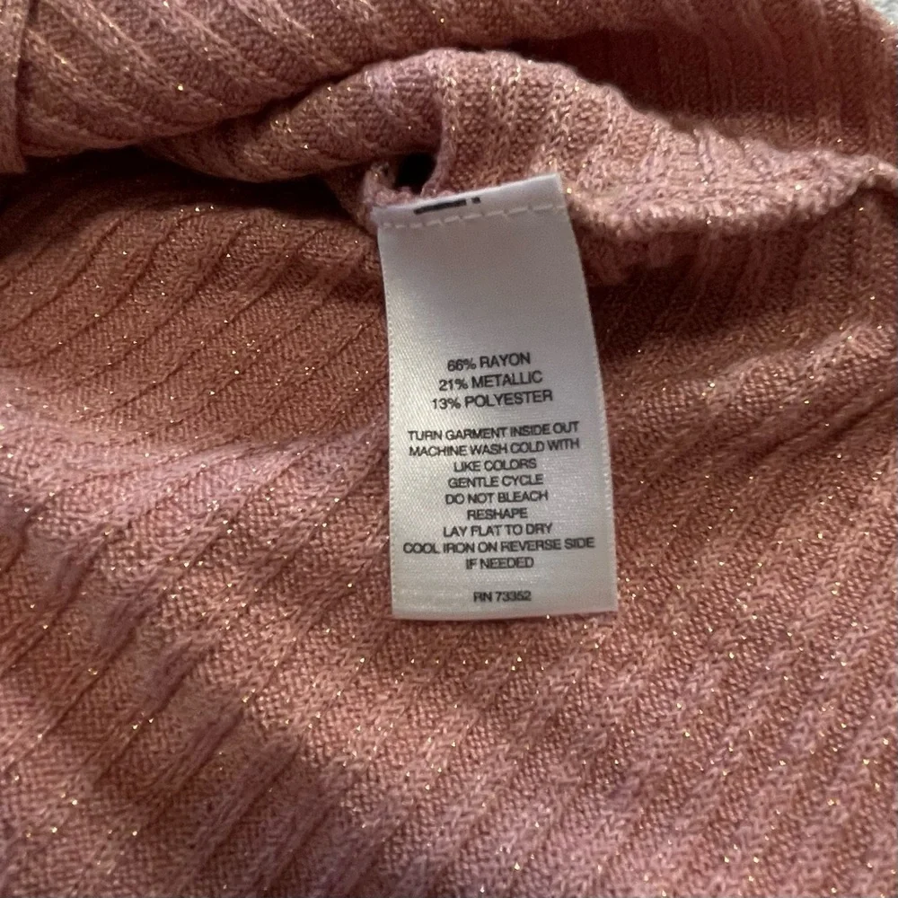 Hannah Women's Warm Rose Knit‎ Sweater Sparkle and Shine Size Medium~ Casual